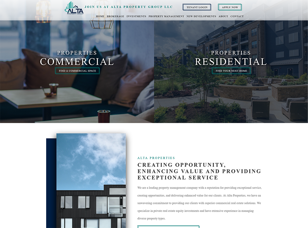 Alta Property Group example site